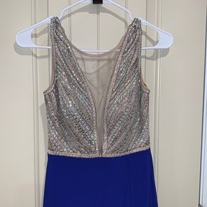 Xscape Formal Blue Long Dress